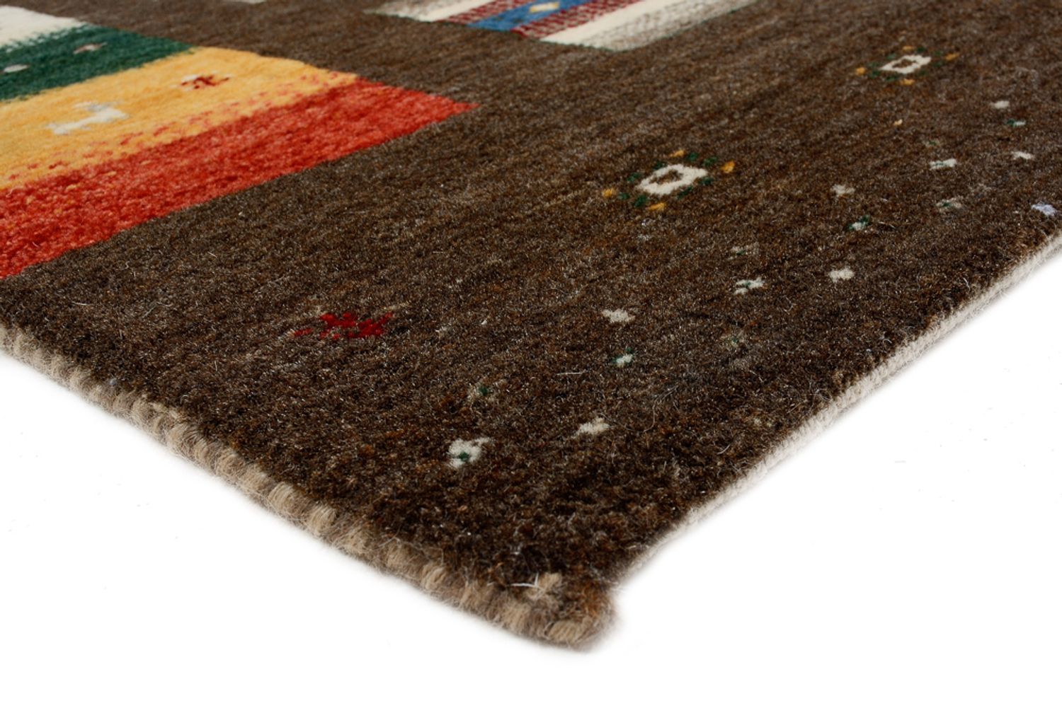 Gabbeh-tæppe - Loribaft Indus - 308 x 203 cm - flerfarvet