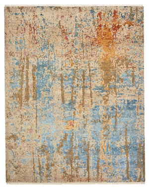 Designer tæppe - 311 x 246 cm - flerfarvet