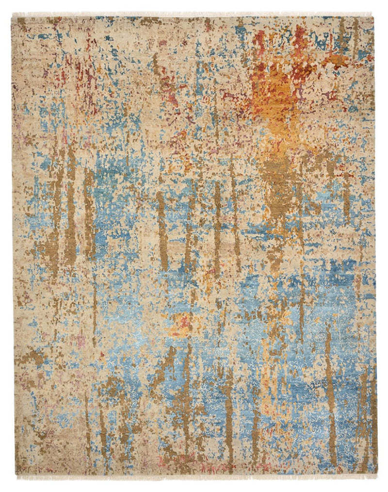 Designer tæppe - 311 x 246 cm - flerfarvet