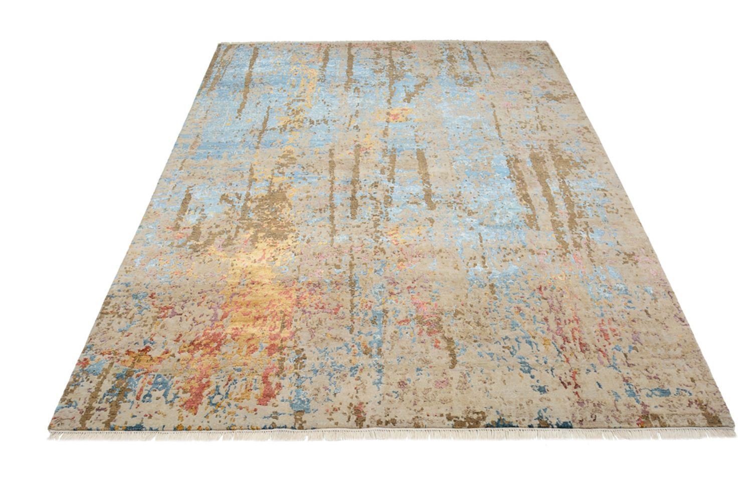 Designer tæppe - 311 x 246 cm - flerfarvet