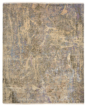 Designer tæppe - 302 x 246 cm - flerfarvet