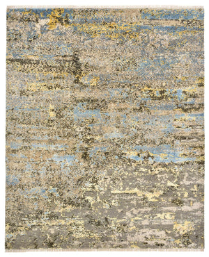Designer tæppe - 301 x 248 cm - flerfarvet