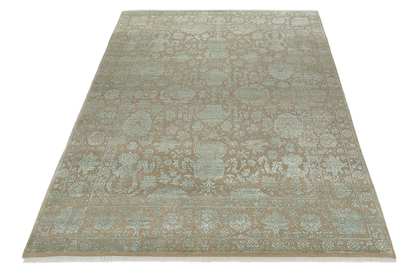 Designer tæppe - 326 x 248 cm - olivengrøn