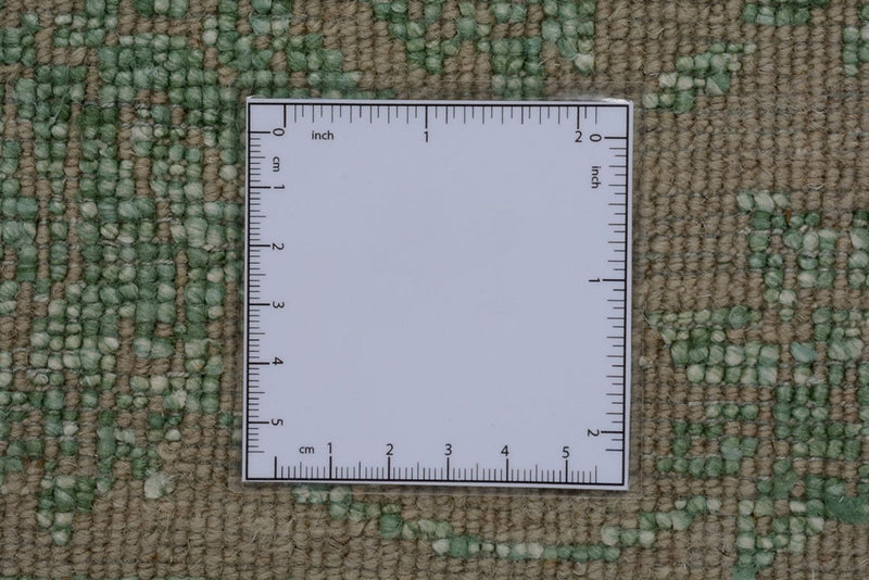 Designer tæppe - 326 x 248 cm - olivengrøn