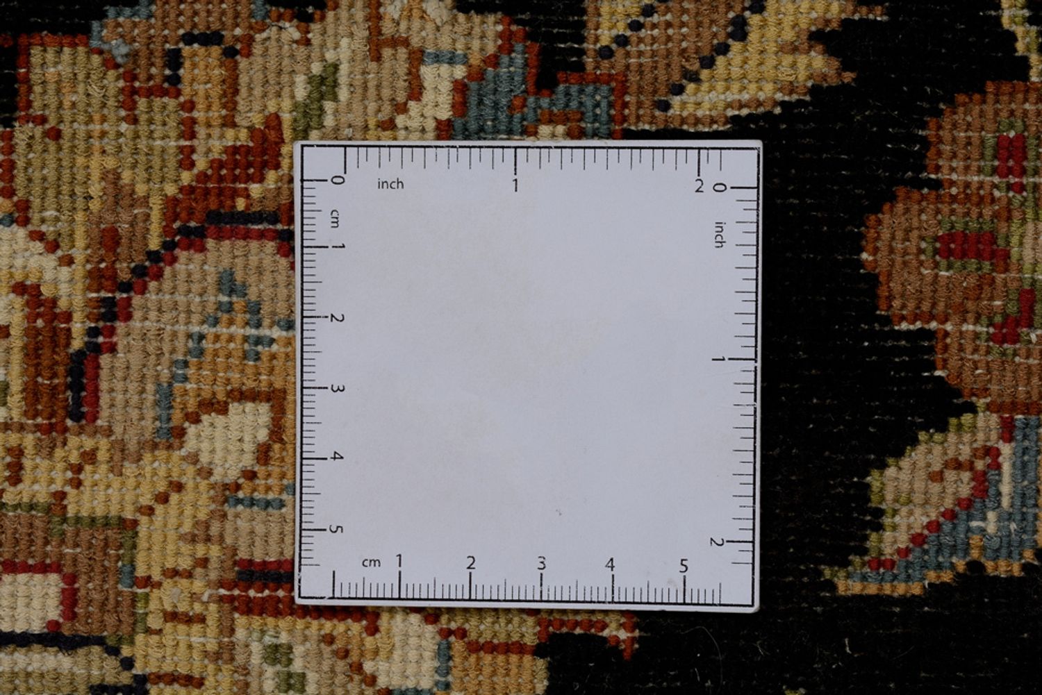 Orientalsk tæppe - Tabriz - 304 x 236 cm - mørkeblå