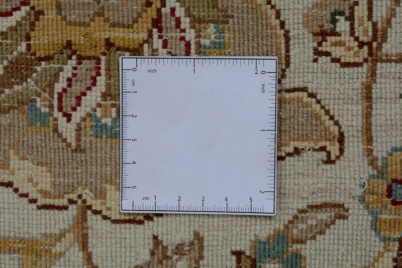 Orientalsk tæppe - Tabriz - 364 x 275 cm - creme