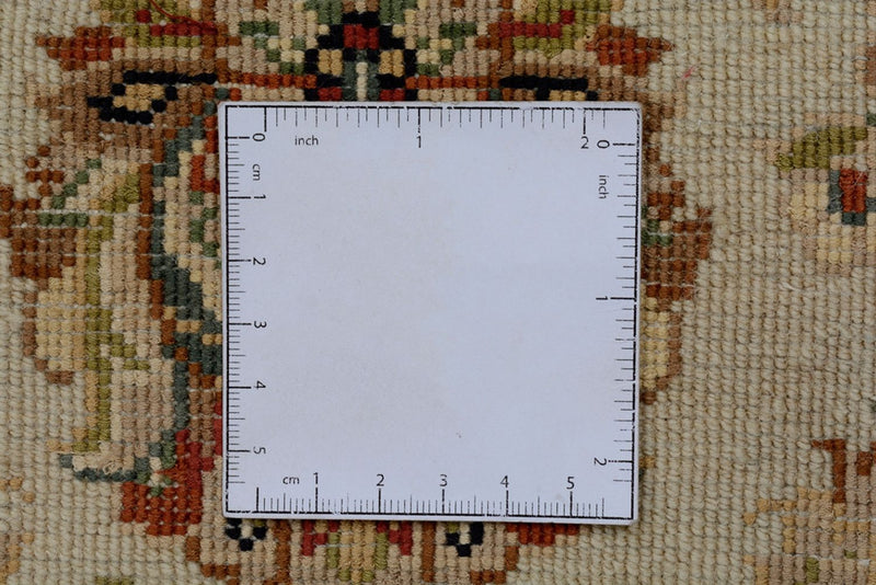 Orientalsk tæppe - Tabriz - 214 x 155 cm - mørkeblå