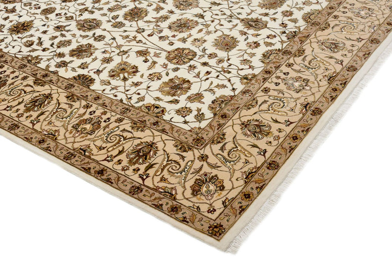 Orientalsk tæppe - Tabriz - 307 x 215 cm - creme