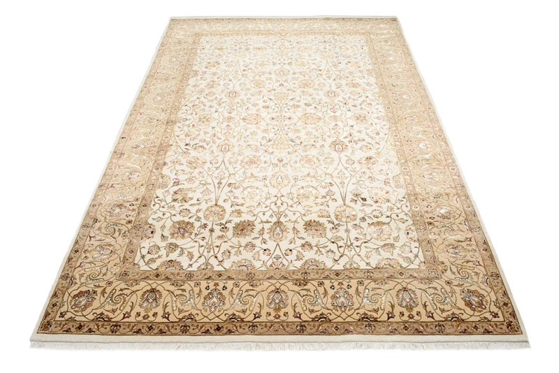 Orientalsk tæppe - Tabriz - 307 x 215 cm - creme