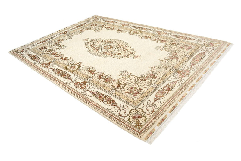 Orientalsk tæppe - Tabriz - 304 x 209 cm - creme