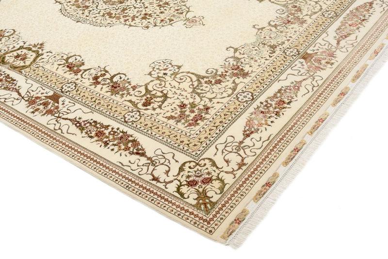 Orientalsk tæppe - Tabriz - 304 x 209 cm - creme