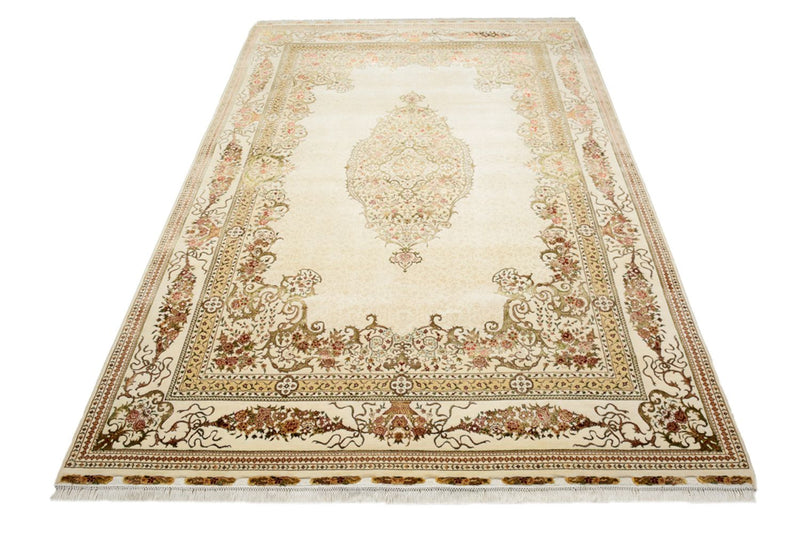 Orientalsk tæppe - Tabriz - 304 x 209 cm - creme