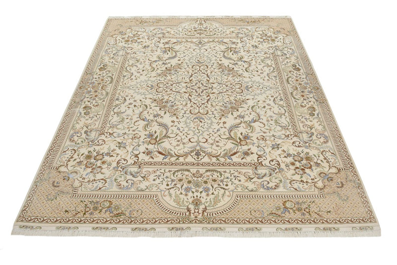 Orientalsk tæppe - Tabriz - 309 x 247 cm - creme