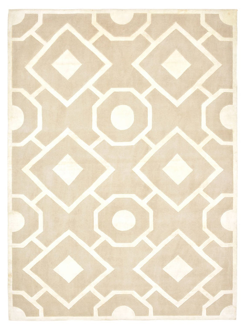 Designer tæppe - 236 x 174 cm - beige
