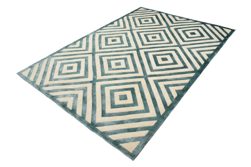 Designer tæppe - 237 x 169 cm - flerfarvet