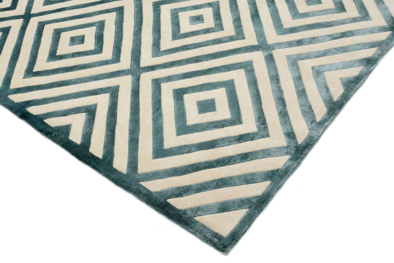 Designer tæppe - 237 x 169 cm - flerfarvet
