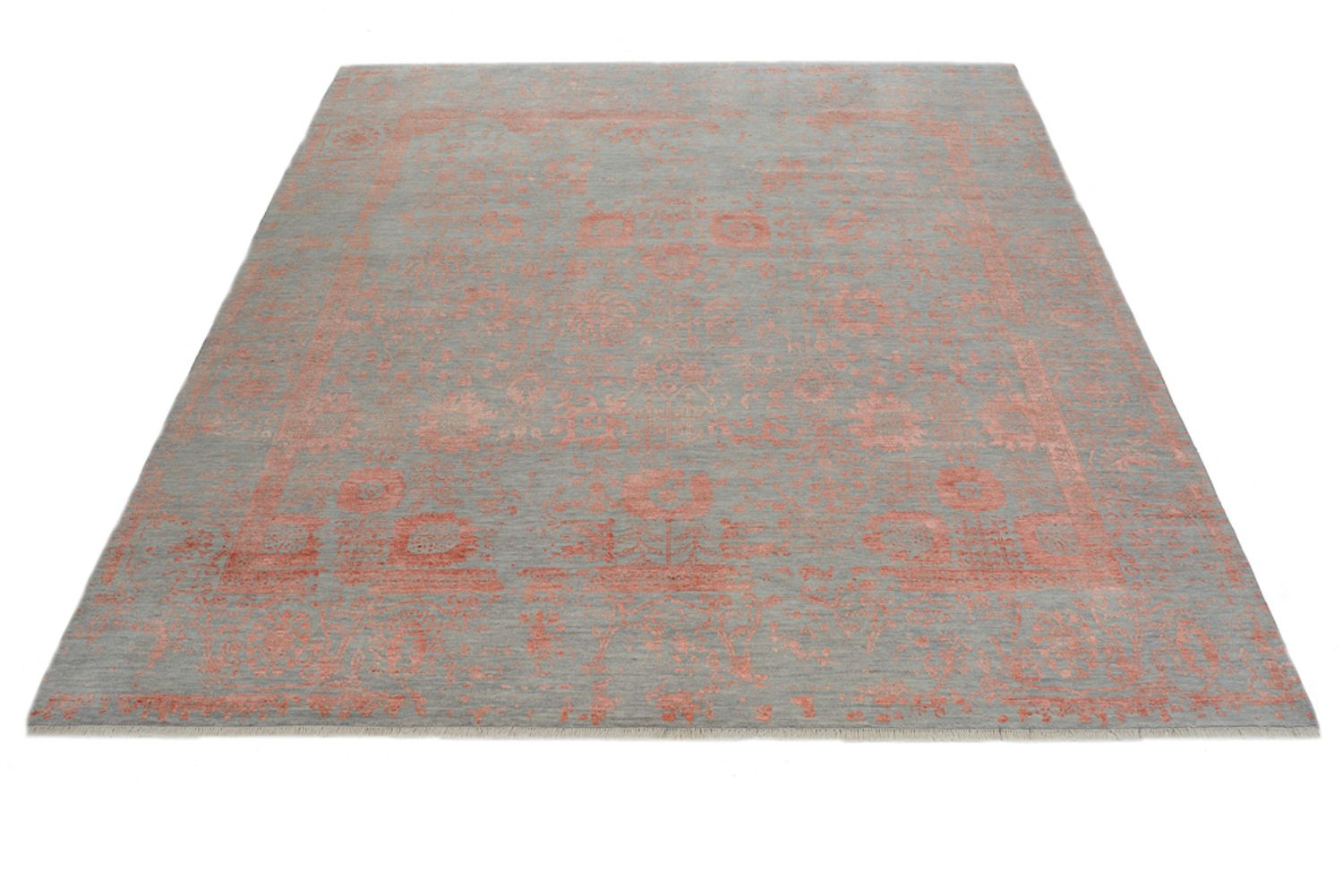 Designer tæppe - 261 x 251 cm - orange