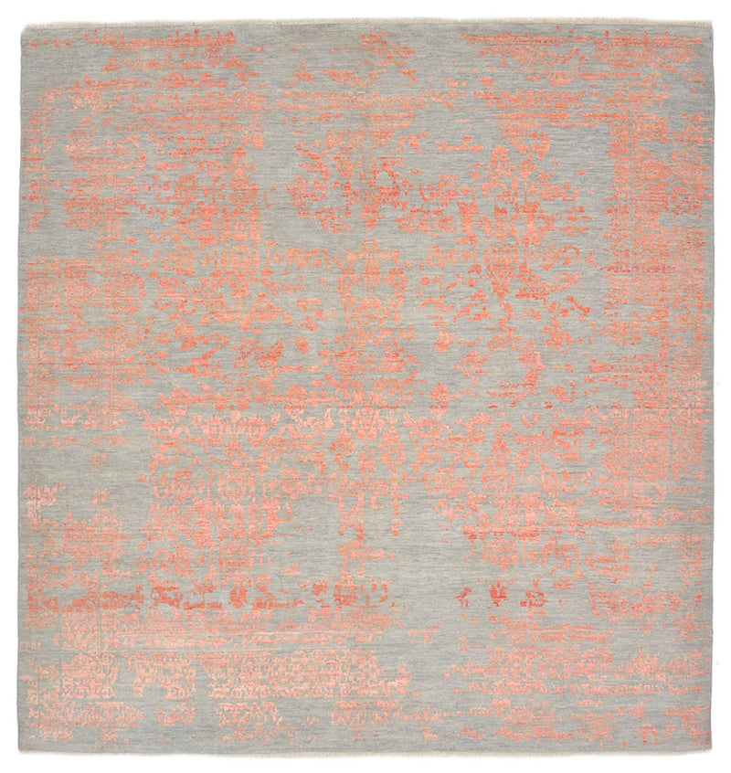 Designer tæppe firkantet  - 257 x 249 cm - orange