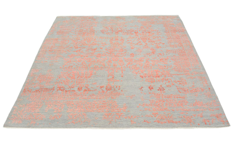 Designer tæppe firkantet  - 257 x 249 cm - orange