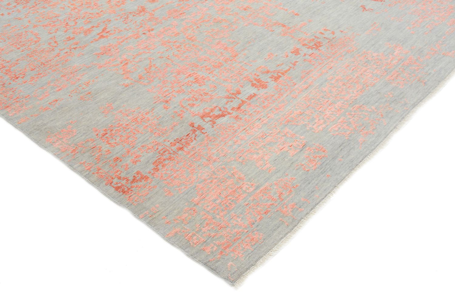 Designer tæppe firkantet  - 257 x 249 cm - orange