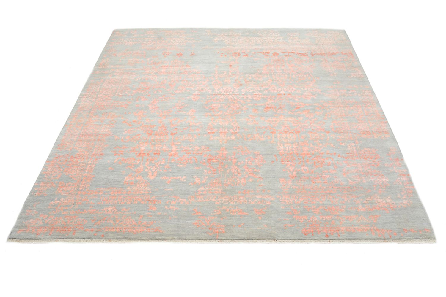 Designer tæppe firkantet  - 257 x 249 cm - orange