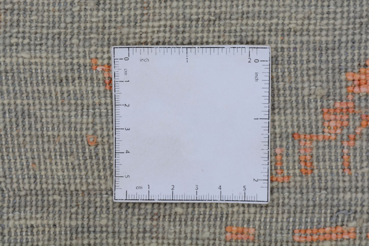 Designer tæppe firkantet  - 257 x 249 cm - orange