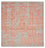Designer tæppe - 261 x 251 cm - pink