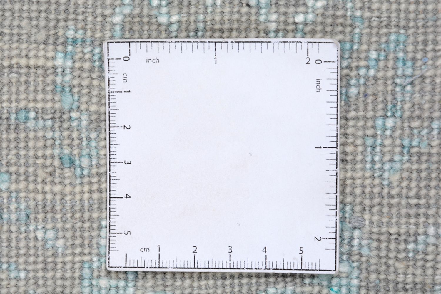 Designer tæppe firkantet  - 301 x 301 cm - lyseblå
