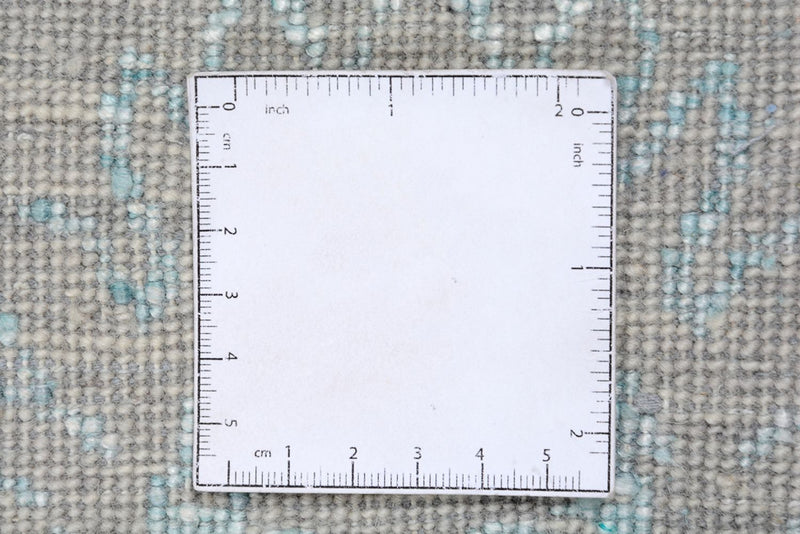 Designer tæppe firkantet  - 301 x 301 cm - lyseblå