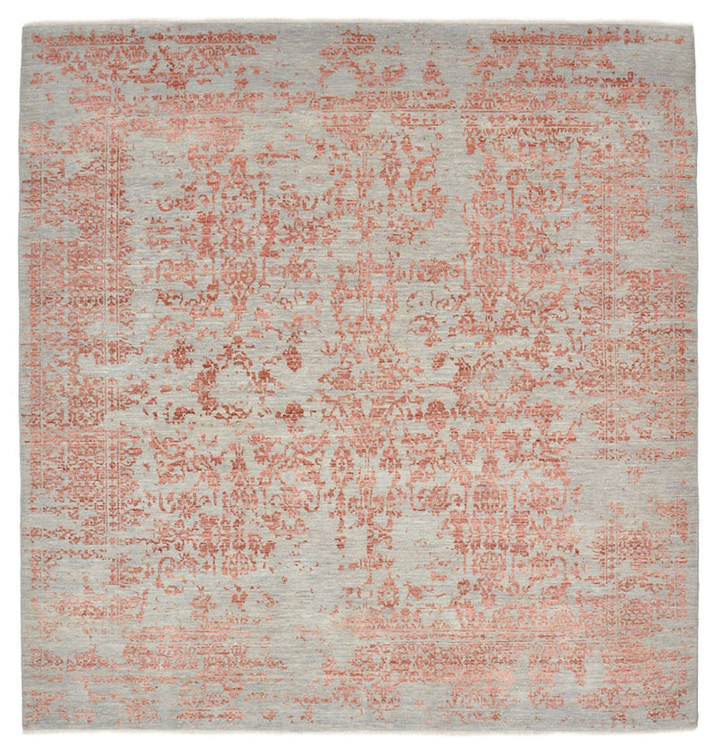 Designer tæppe firkantet  - 309 x 306 cm - rust
