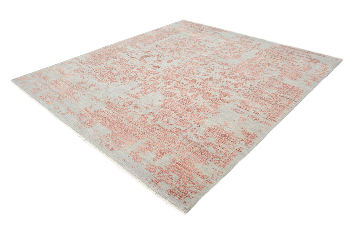 Designer tæppe firkantet  - 309 x 306 cm - rust