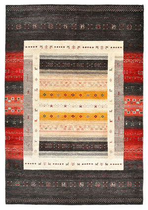 Gabbeh-tæppe - Loribaft Indus - 240 x 166 cm - flerfarvet
