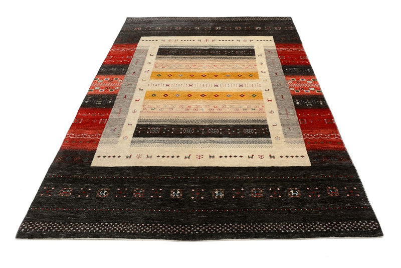 Gabbeh-tæppe - Loribaft Indus - 240 x 166 cm - flerfarvet