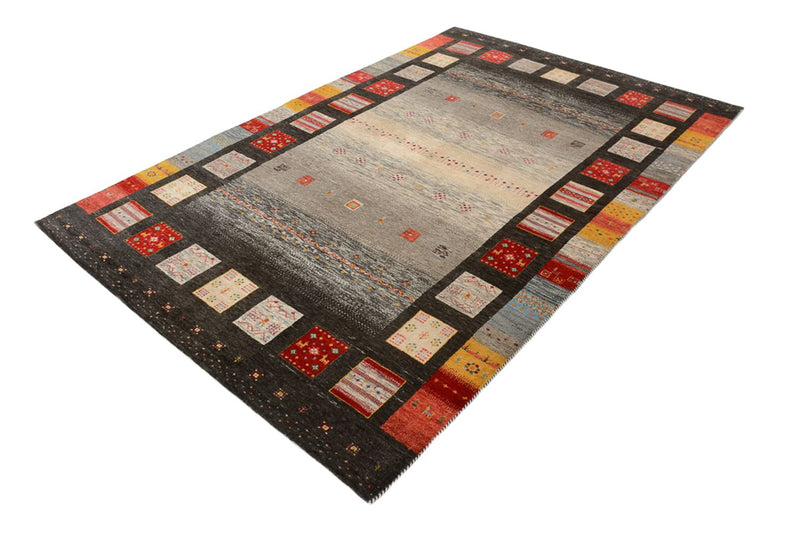 Gabbeh-tæppe - Loribaft Indus - 251 x 173 cm - flerfarvet