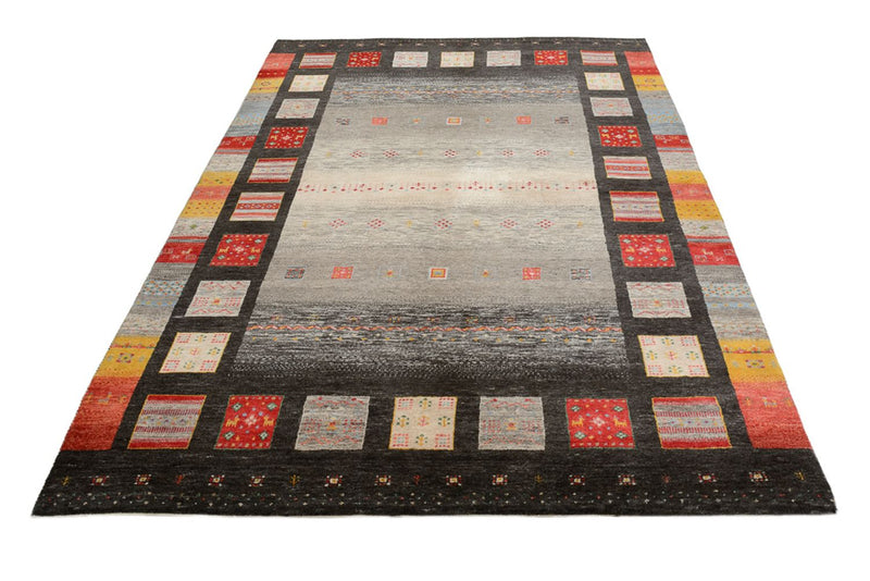 Gabbeh-tæppe - Loribaft Indus - 251 x 173 cm - flerfarvet