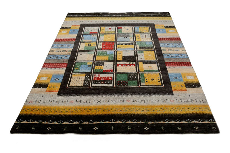 Gabbeh-tæppe - Loribaft Indus - 239 x 173 cm - flerfarvet