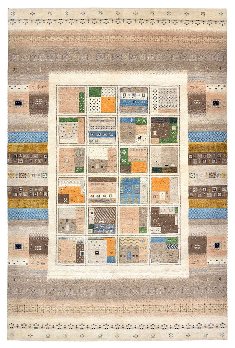 Gabbeh-tæppe - Loribaft Indus - 248 x 166 cm - flerfarvet