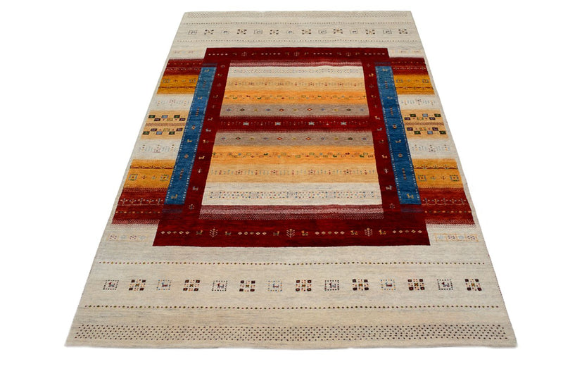 Gabbeh-tæppe - Loribaft Indus - 298 x 207 cm - flerfarvet