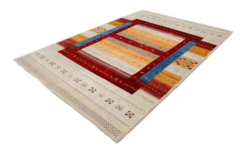 Gabbeh-tæppe - Loribaft Indus - 298 x 207 cm - flerfarvet