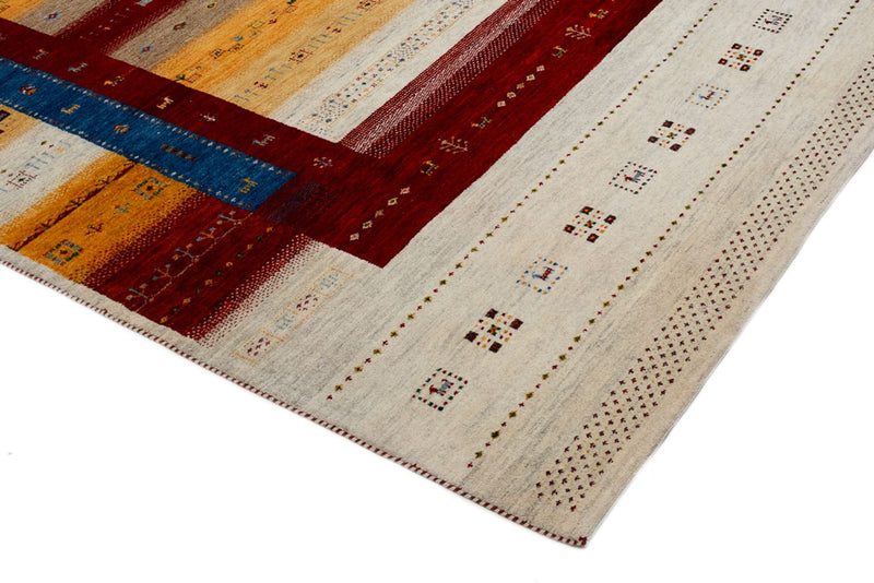 Gabbeh-tæppe - Loribaft Indus - 298 x 207 cm - flerfarvet