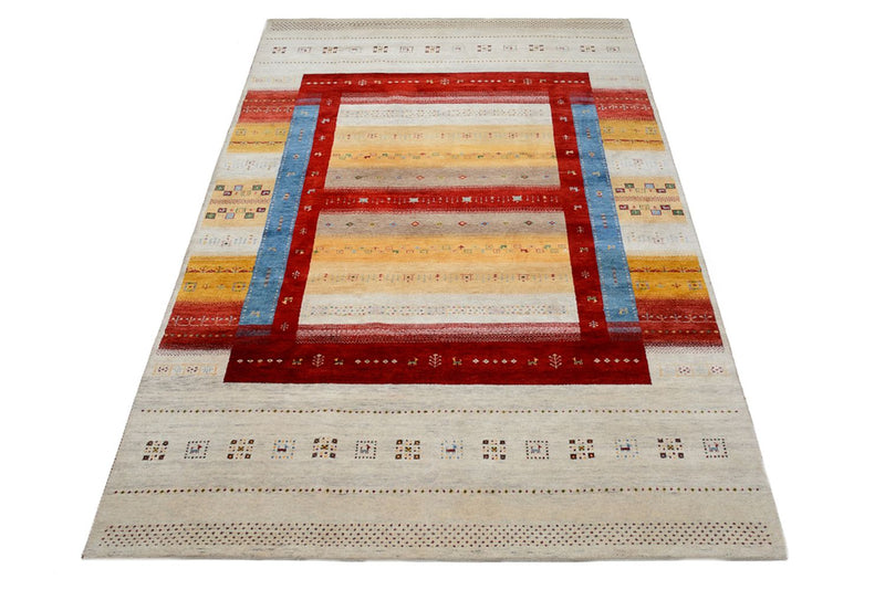 Gabbeh-tæppe - Loribaft Indus - 298 x 207 cm - flerfarvet