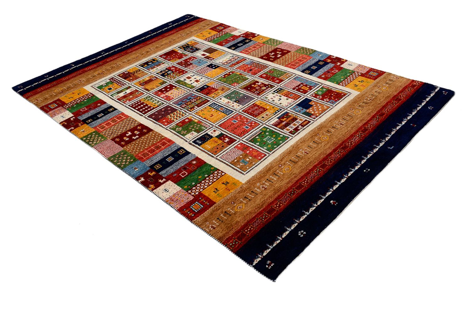 Gabbeh-tæppe - Loribaft Indus - 245 x 170 cm - flerfarvet
