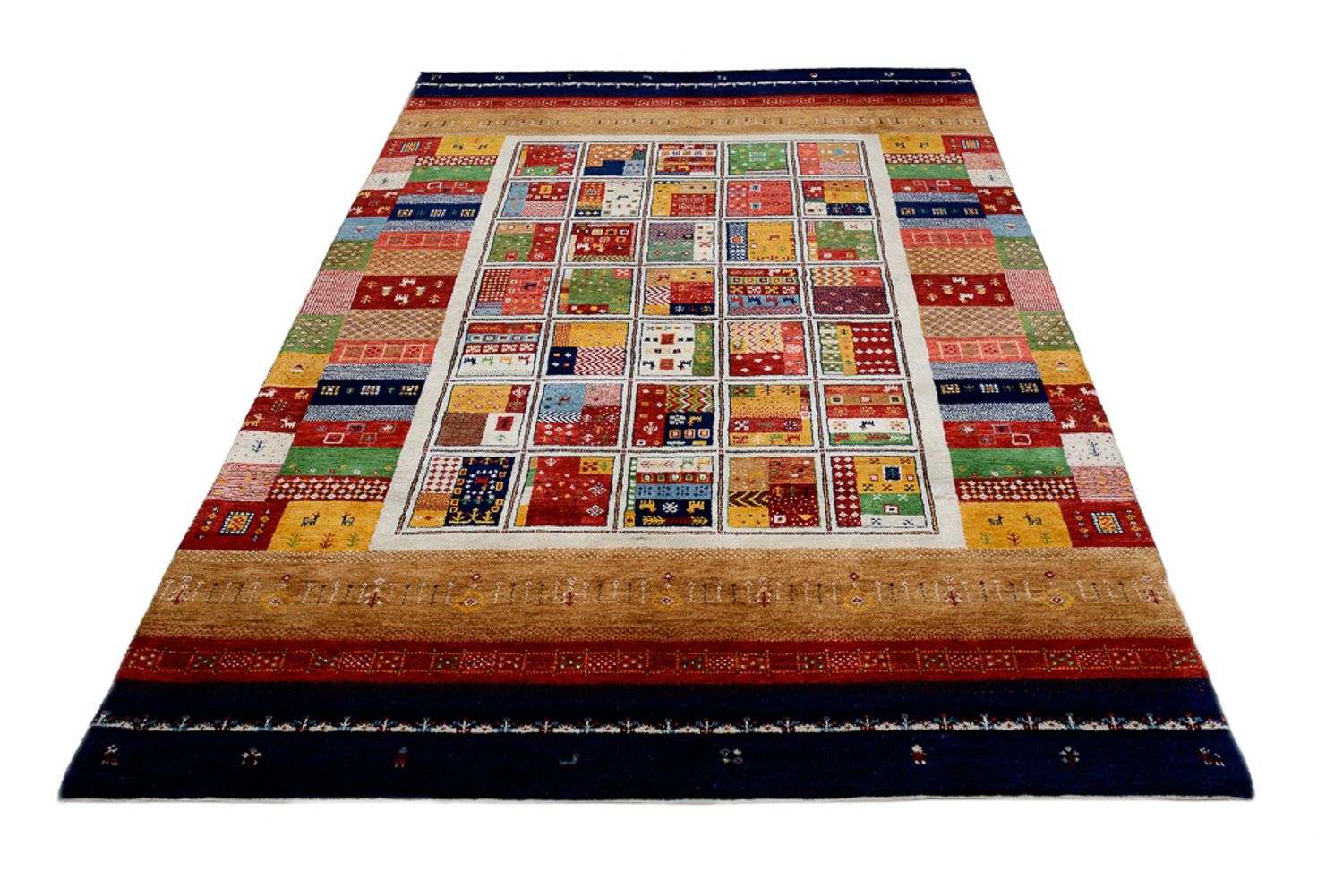 Gabbeh-tæppe - Loribaft Indus - 245 x 170 cm - flerfarvet