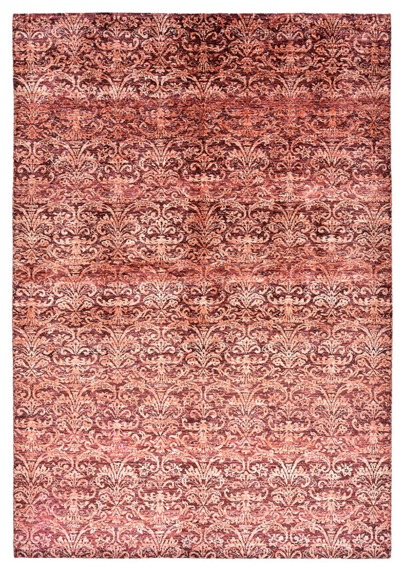 Designer tæppe - 246 x 172 cm - lysrød