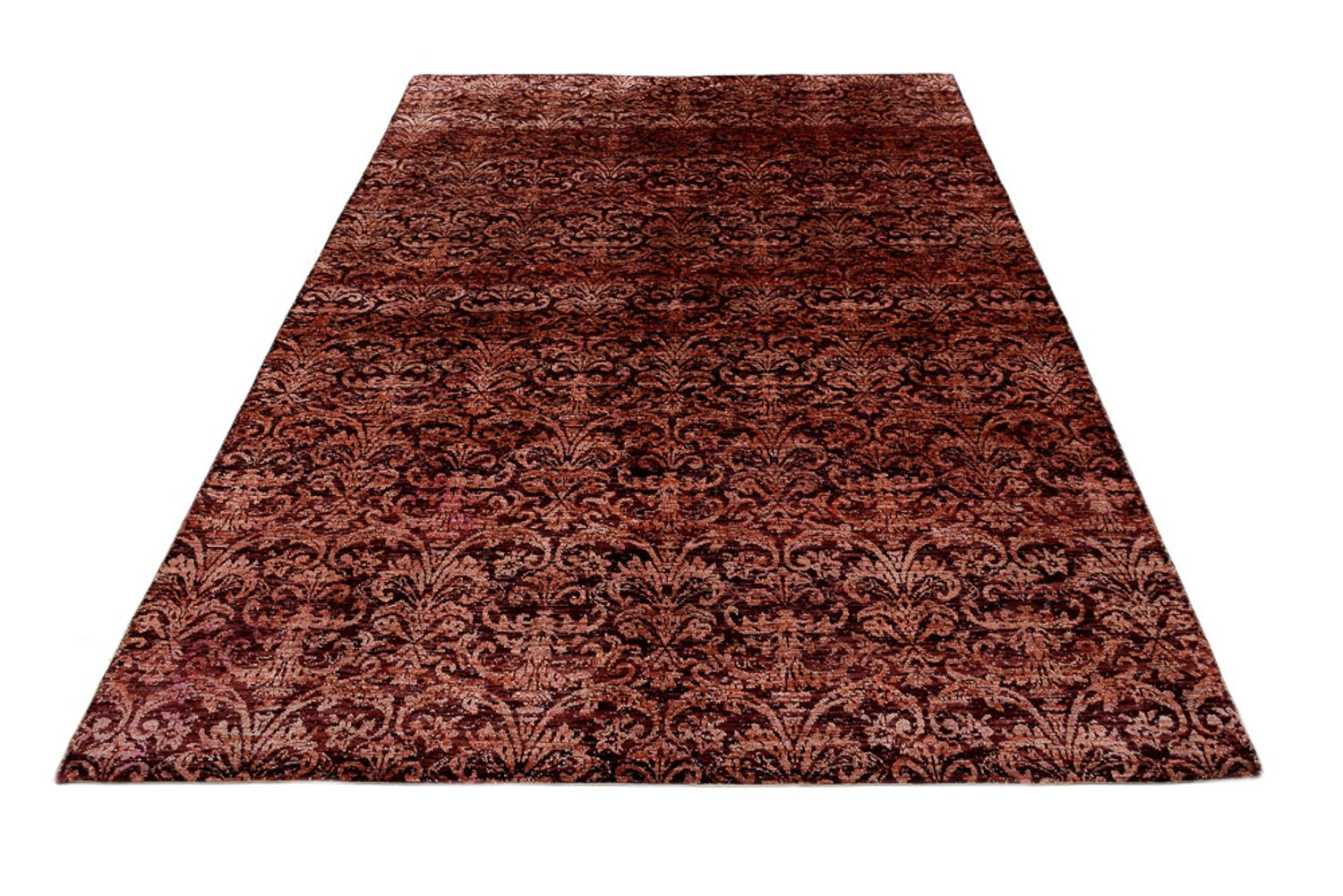 Designer tæppe - 246 x 172 cm - lysrød