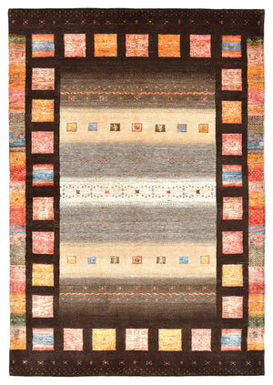 Gabbeh-tæppe - Loribaft Indus - 249 x 174 cm - flerfarvet
