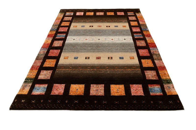 Gabbeh-tæppe - Loribaft Indus - 249 x 174 cm - flerfarvet