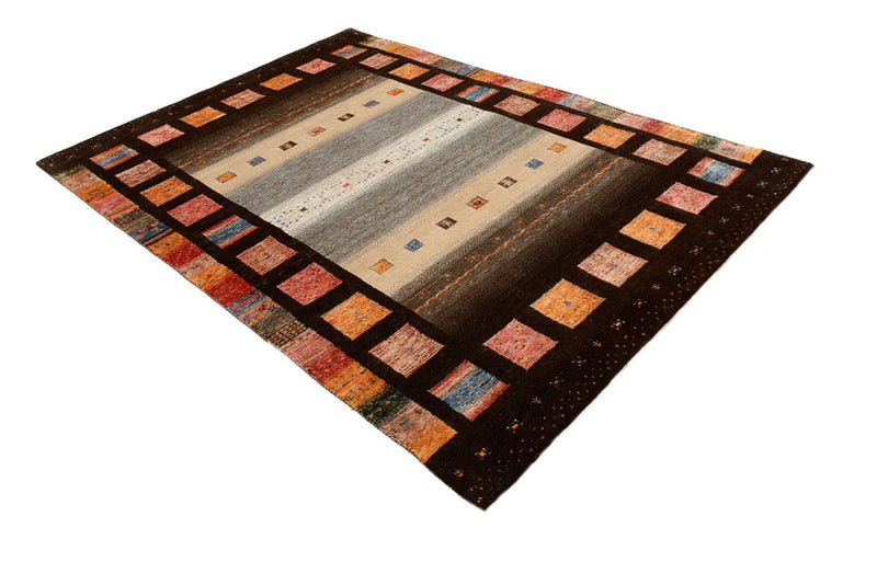 Gabbeh-tæppe - Loribaft Indus - 249 x 174 cm - flerfarvet
