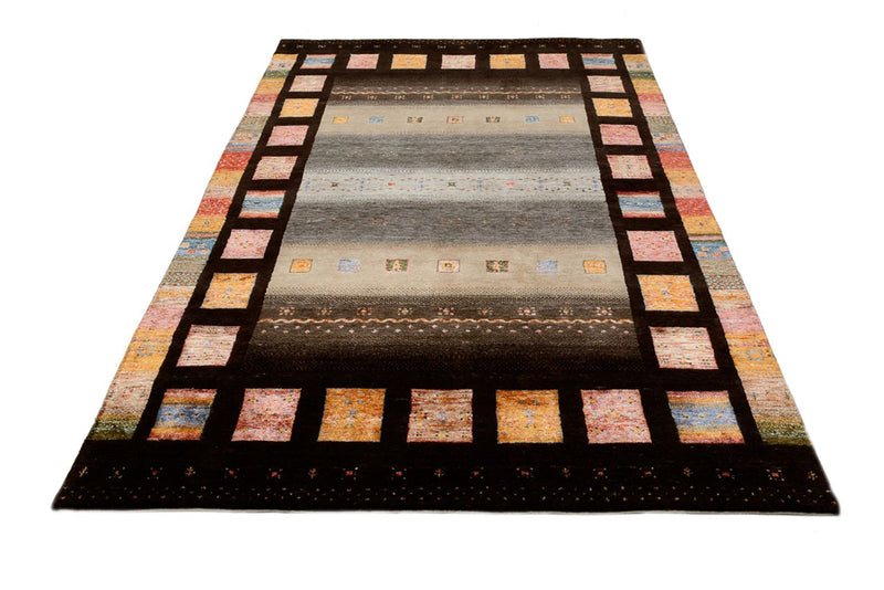 Gabbeh-tæppe - Loribaft Indus - 249 x 174 cm - flerfarvet