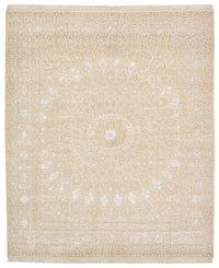 Orientalsk tæppe - 249 x 208 cm - lys beige
